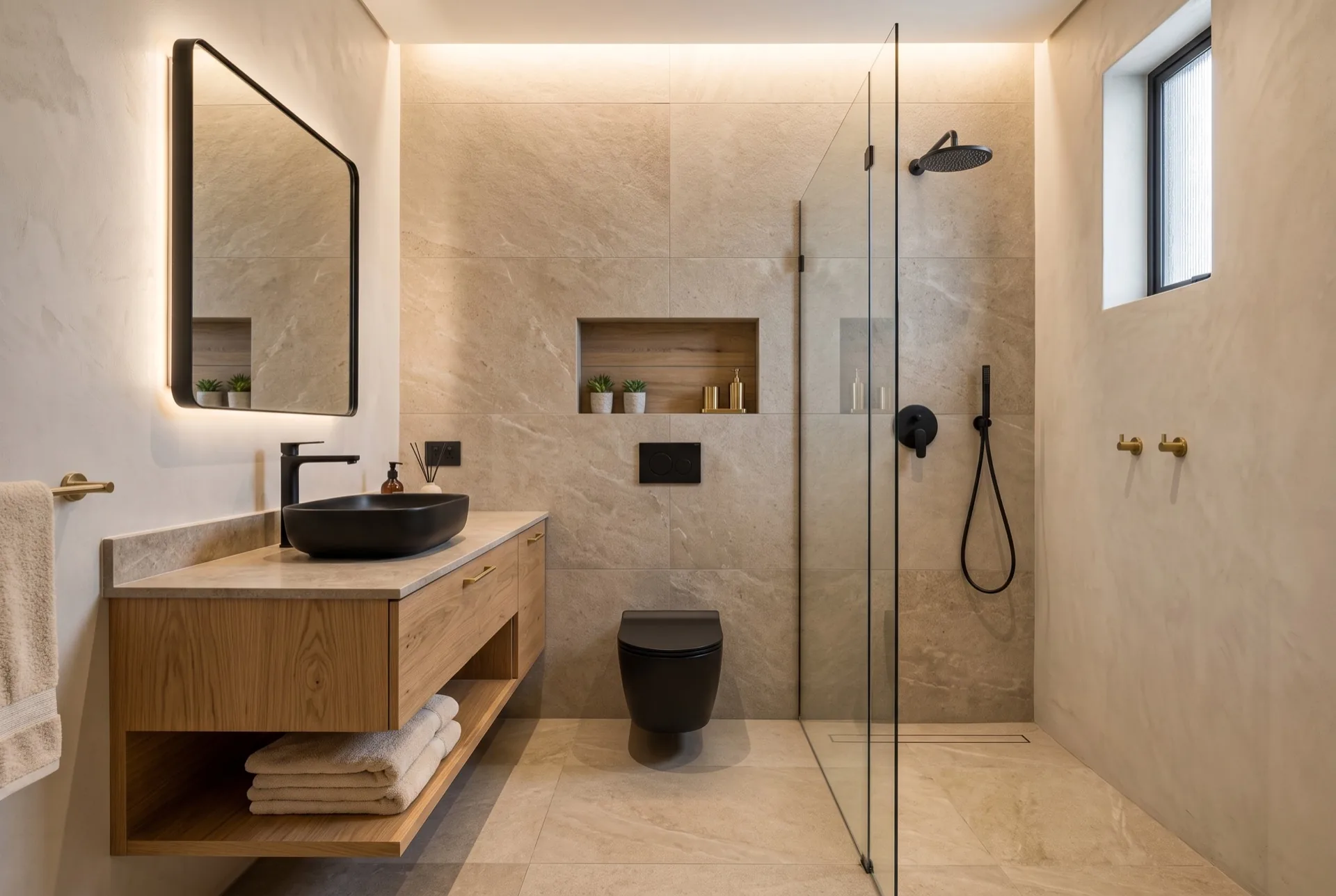 One-bedroom bathroom.